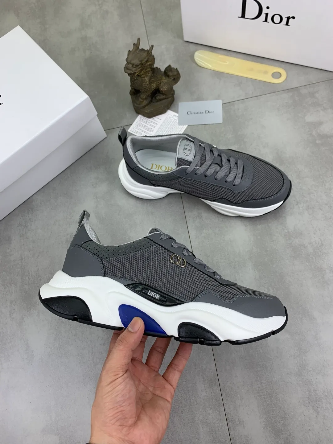 Men's Men's Shoes💰P460💰[New Style]🆘[Dior] 2025 Dior Original Lace-up Low-top Men's Shoes Classic casual shoes 🔥This model is the official classic model with high quality and made by famous original designers. It is made of high-quality cowhide with original materials➕comfortable and breathable mesh lining➕pigskin insole. The perfect last shape and generous and fashionable design have attracted many consumers and are suitable for drivers to drive🚗. What you want is the highest quality in the market. Color: 4️⃣Color Code number: 38--44 (45 46 customized)